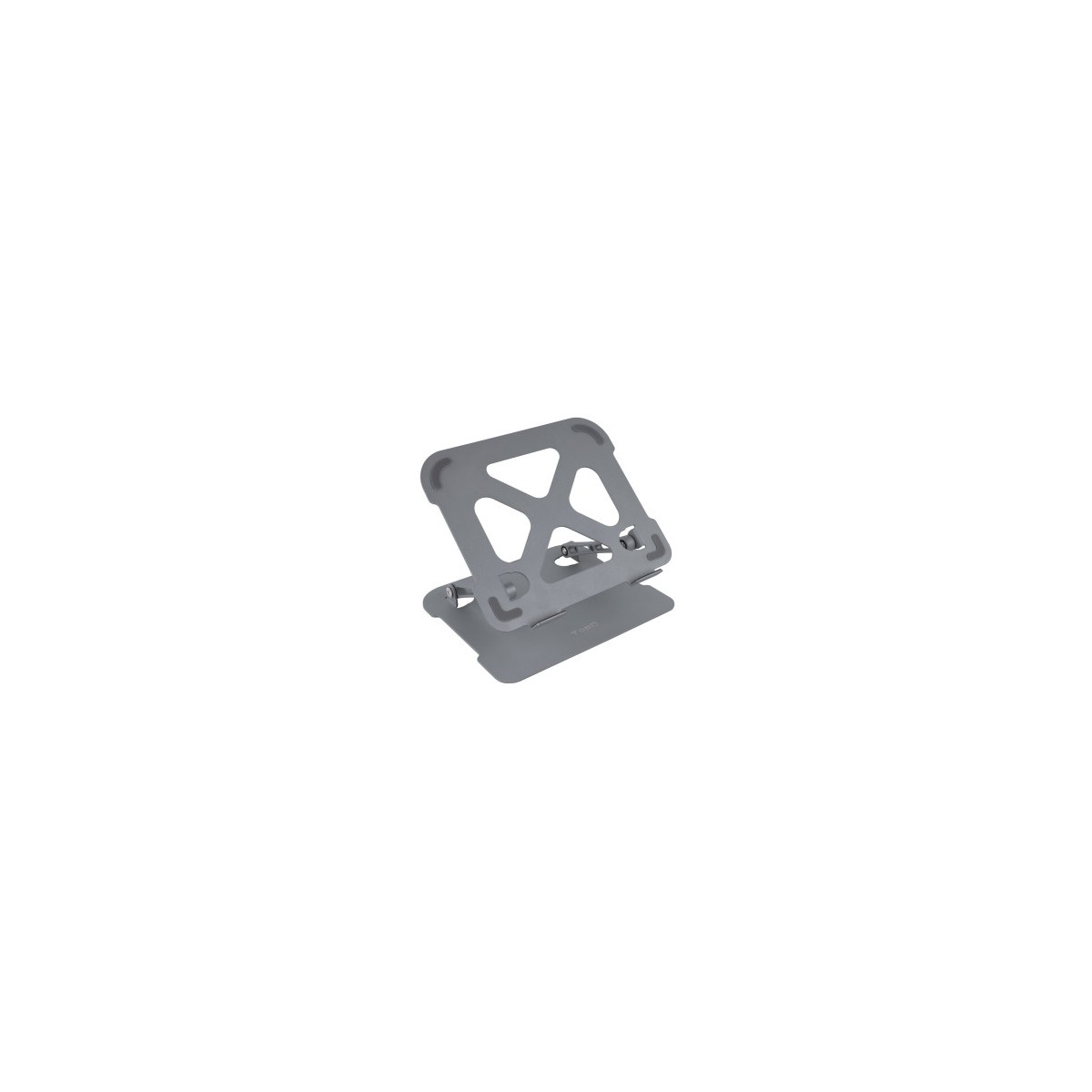 TOOQ SOPORTE ELEVADOR DE ALUMINIO AJUSTABLE ERGONoMICO PARA PORTaTILES GRIS