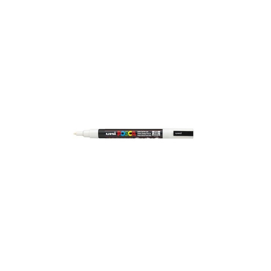 592-ROTULADOR NO PERMANENTE PC-3M PUNTA CONICA 0,9-1,3MM BLANCO UNI-BALL 284554000 592-ROTULADOR NO PERMANENTE PC-3M PUNTA CONICA 0,9-1,3MM BLANCO UNI-BALL 284554000