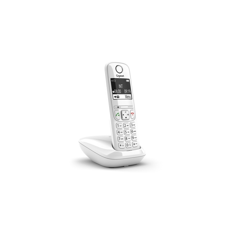 595-Gigaset AS690 Telefono DECT/analogico Identificador de llamadas Blanco