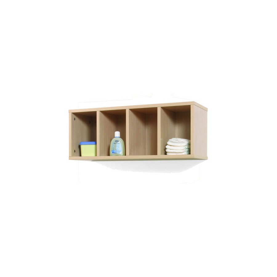 5986-MUEBLE CASILLERO 4 CASILLAS 80-30 HAYA MOBEDUC 600704H18