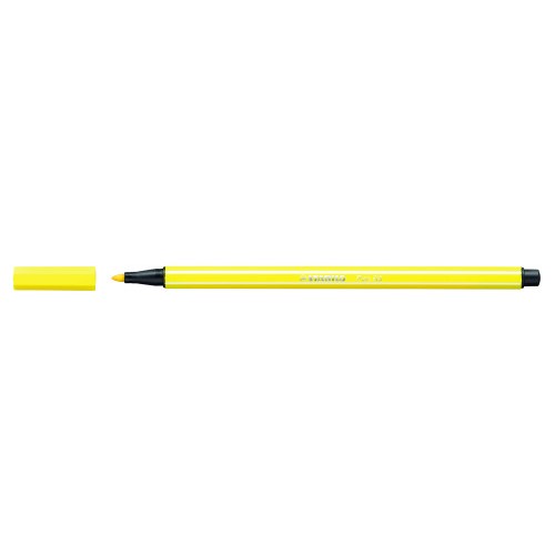 606-ROTULADOR PUNTA FIBRA MEDIA 1MM. PEN 68 AMARILLO LIMON STABILO 68/24