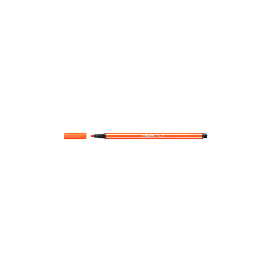 609-ROTULADOR PUNTA FIBRA MEDIA 1MM. PEN 68 BERMELLON PALIDO STABILO 68/30