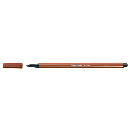 614-ROTULADOR PUNTA FIBRA MEDIA 1MM. PEN 68 SANGUINA STABILO 68/38