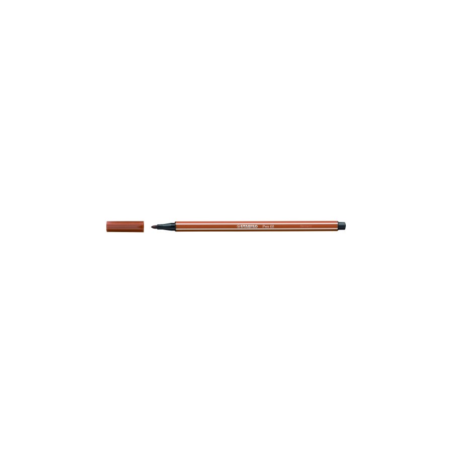614-ROTULADOR PUNTA FIBRA MEDIA 1MM. PEN 68 SANGUINA STABILO 68/38