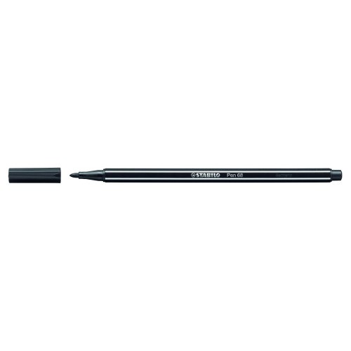 620-ROTULADOR PUNTA FIBRA MEDIA 1MM. PEN 68 NEGRO STABILO 68/46