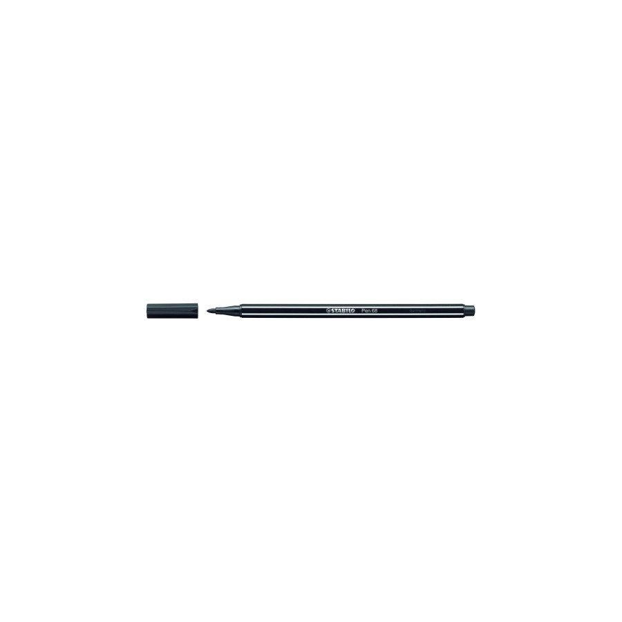 620-ROTULADOR PUNTA FIBRA MEDIA 1MM. PEN 68 NEGRO STABILO 68/46