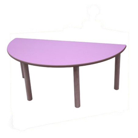 6296-MESA SEMIREDONDA 120 CM (TALLA 0 - 3) HAYA MOBEDUC 600553H180