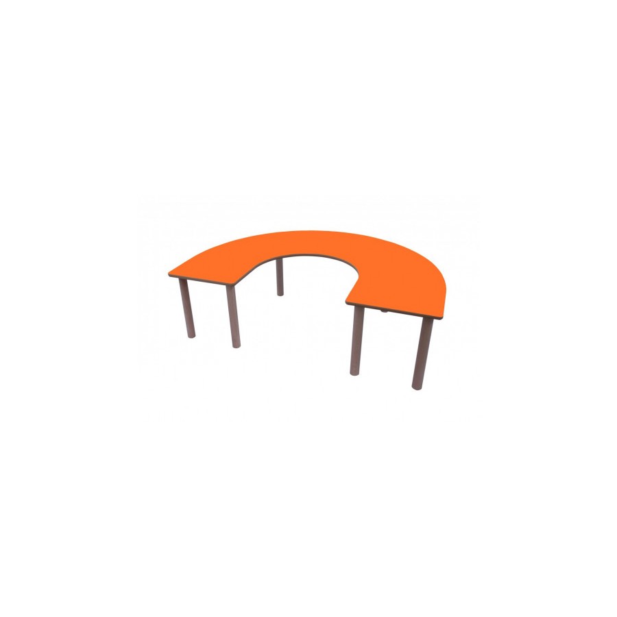 6314-MESA EN "U" 150X120 CM (TALLA 0 - 3) HAYA MOBEDUC 600556.12H140