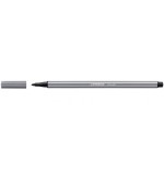 639-ROTULADOR PUNTA FIBRA MEDIA 1MM. PEN 68 GRIS OSCURO STABILO 68/96