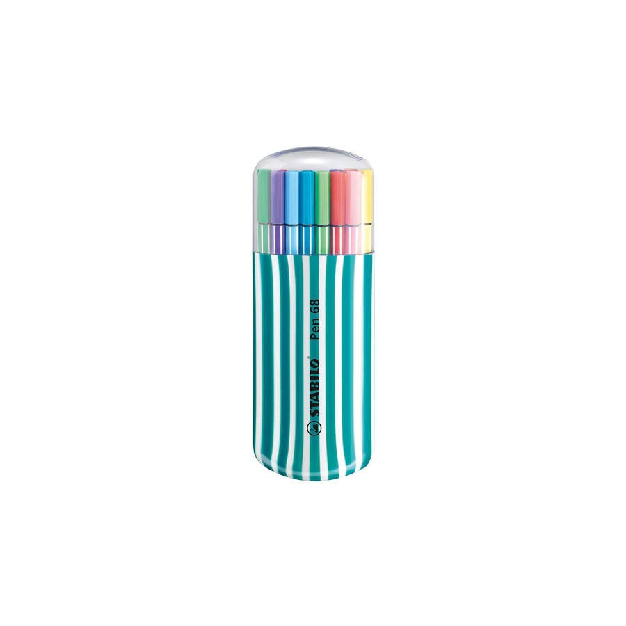 650-ESTUCHE ROTULADOR PUNTA MEDIA 1MM. ZEBRUI 20 UNIDADES TURQUESA STABILO 6820-02-2-5 650-ESTUCHE ROTULADOR PUNTA MEDIA 1MM. ZEBRUI 20 UNIDADES TURQUESA STABILO 6820-02-2-5