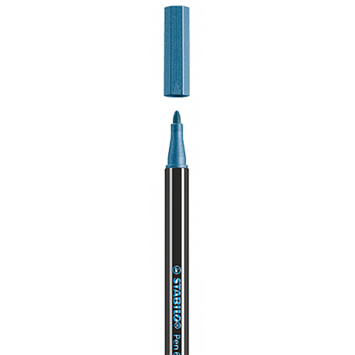 659-ROTULADOR ACUARELABLE METAL PUNTA MEDIA 1,4MM. PEN 68 AZUL STABILO 68/841