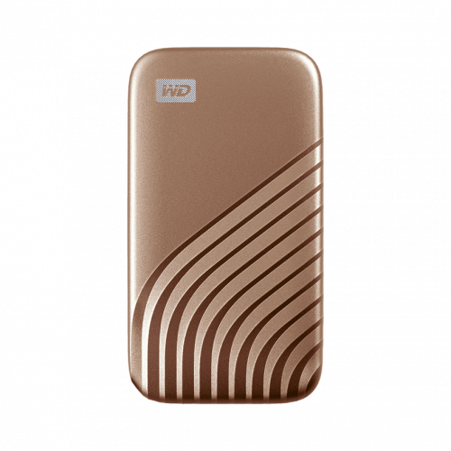 6672-SANDISK MY PASSPORT TM SSD 1TB GOLD, 1050MB/S READ, 1000MB/S WRITE, PC & MAC COMPATIABLE