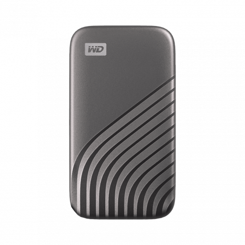 6676-SANDISK MY PASSPORT TM SSD 2TB SPACE GRAY, 1050MB/S READ, 1000MB/S WRITE, PC & MAC COMPATIABLE