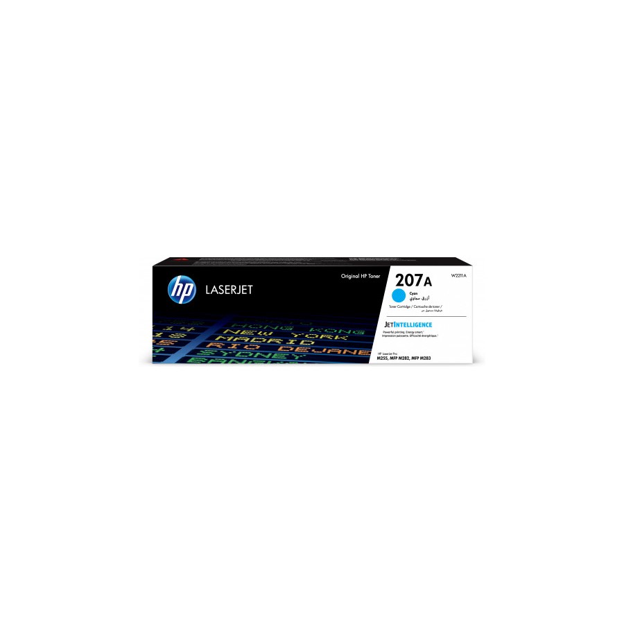 6737-HP TONER 207A CIAN LASERJET M255/M282 (W2211A)