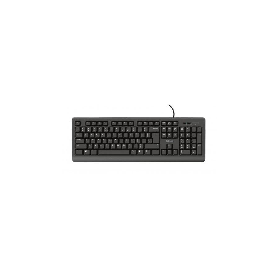 6835-Trust Primo teclado USB QWERTY Espanol Negro