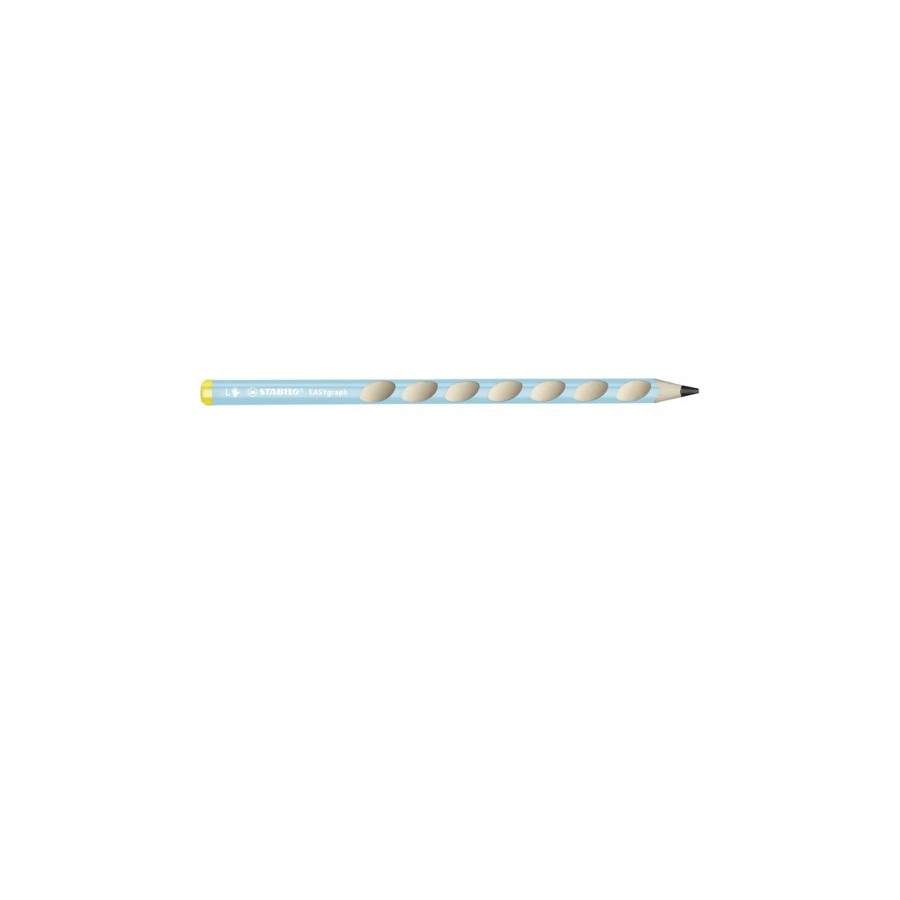 687-LAPIZ ERGONOMICO EASYGRAPH PARA ZURDOS HB 3,15MM. AZUL STABILO 321/02-HB-6