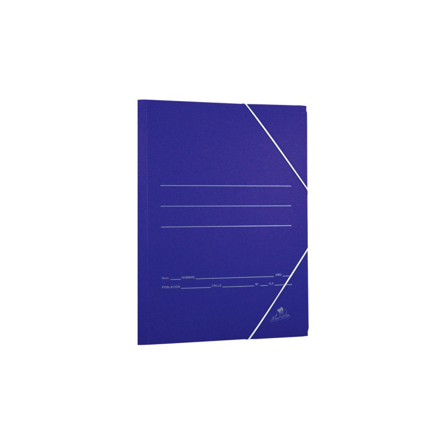 6878-CARPETA CARTON AZUL 500 GR./M2. FOLIO GOMA SENCILLA MARIOLA 1080 6878-CARPETA CARTON AZUL 500 GR./M2. FOLIO GOMA SENCILLA MARIOLA 1080