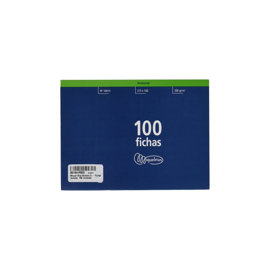 6941-100 FICHAS DE CARTULINA RAYADA (200X120 MM) No. 4 MARIOLA 3114R 6941-100 FICHAS DE CARTULINA RAYADA (200X120 MM) No. 4 MARIOLA 3114R