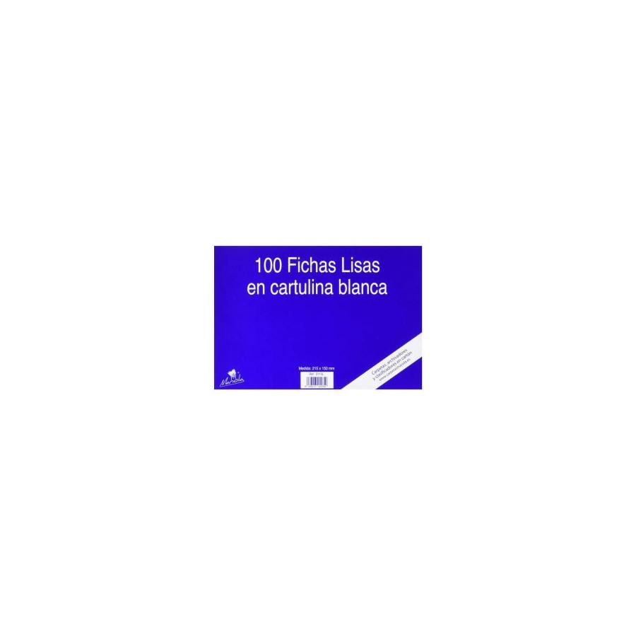 6947-100 FICHAS DE CARTULINA LISA (215X160 MM) No. 5 MARIOLA 3115L 6947-100 FICHAS DE CARTULINA LISA (215X160 MM) No. 5 MARIOLA 3115L