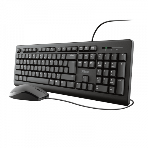 6968-Trust TKM-250 teclado USB Espanol Negro
