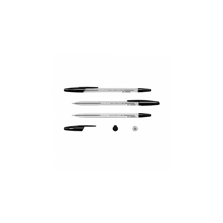 6991-BOLIGRAFO R-301 CLASSIC STICK 1.0, TINTA COLOR: NEGRO ERICH KRAUSE 43185