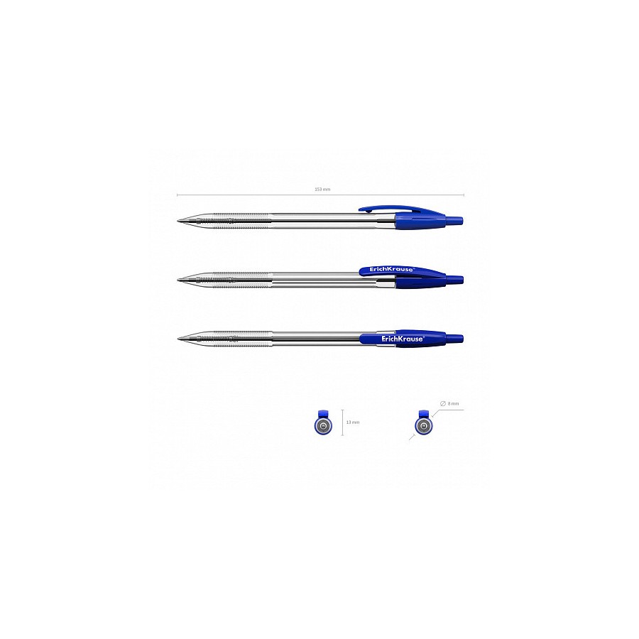 6994-BOLIGRAFO AUTOMATICO R-301 CLASSIC MATIC 1.0, TINTA COLOR: AZUL ERICH KRAUSE 38509 6994-BOLIGRAFO AUTOMATICO R-301 CLASSIC MATIC 1.0, TINTA COLOR: AZUL ERICH KRAUSE 38509