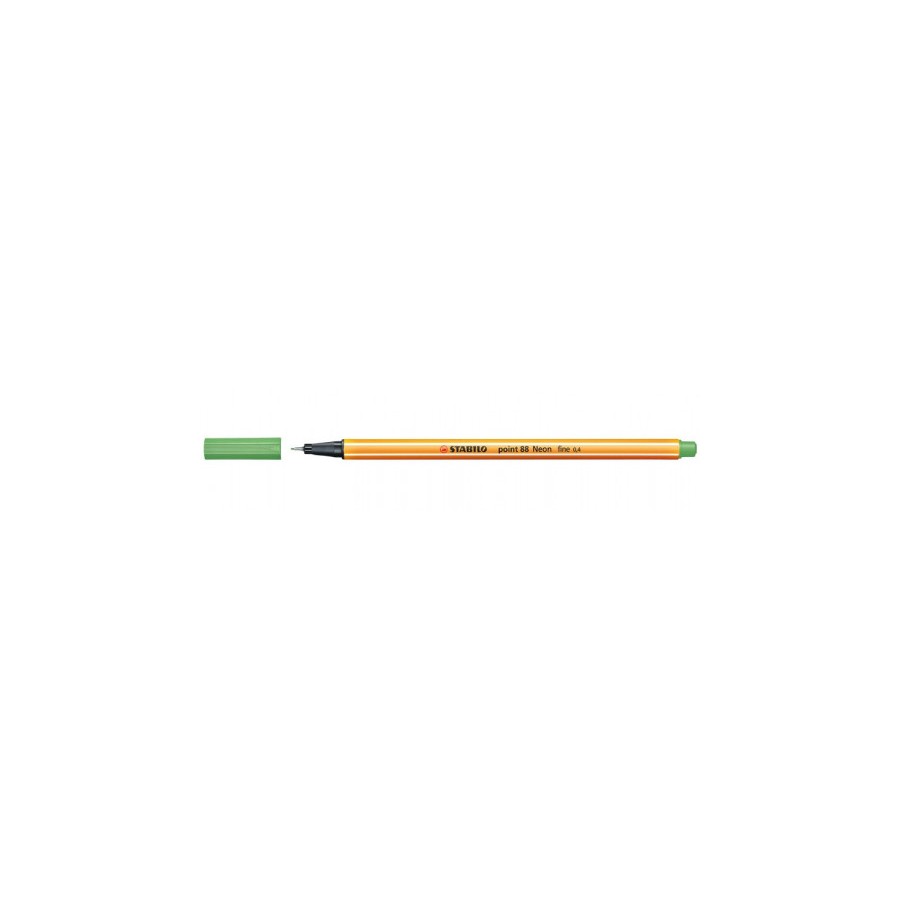 700-ROTULADOR PUNTA FINA POINT 88 0.4MM VERDE NEON STABILO 88/033 700-ROTULADOR PUNTA FINA POINT 88 0.4MM VERDE NEON STABILO 88/033