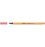 701-ROTULADOR PUNTA FINA POINT 88 0.4MM ROJO NEON STABILO 88/040