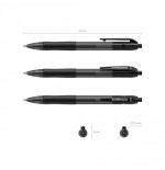 7023-BOLIGRAFO DE GEL AUTOMATICO SMART-GEL, TINTA COLOR: NEGRO ERICH KRAUSE 39012