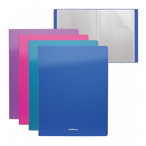 7031-LIBRO DE PRESENTACION DIAGONAL VIVID, CON 40 FUNDAS, A4, COLORES SURTIDOS ERICH KRAUSE 47008