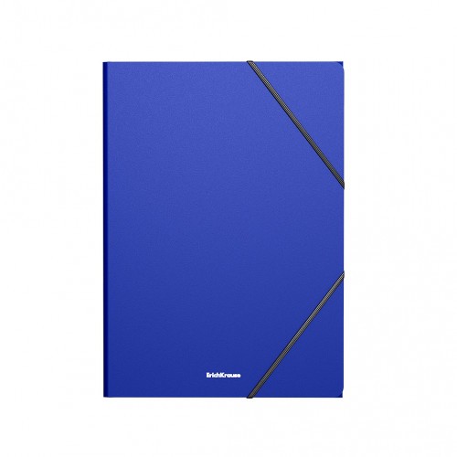 7040-CARPETA CON GOMAS ELASTICAS MATT CLASSIC, A4, AZUL ERICH KRAUSE 53322
