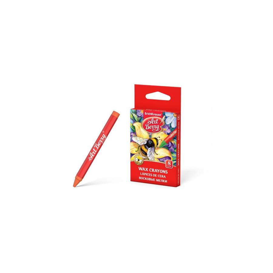 7065-ESTUCHE DE CERAS DE PLASTICO 8 COLORES ARTBERRY 34929 7065-ESTUCHE DE CERAS DE PLASTICO 8 COLORES ARTBERRY 34929