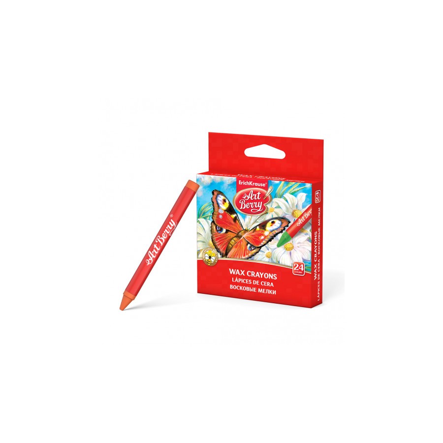 7070-ESTUCHE DE CERAS DE PLASTICO 24 COLORES ARTBERRY 34931 7070-ESTUCHE DE CERAS DE PLASTICO 24 COLORES ARTBERRY 34931