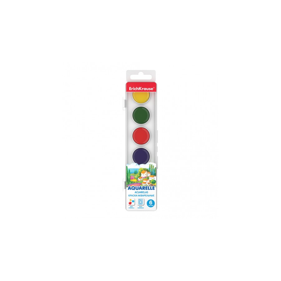 7079-CAJA DE ACUARELAS 6 COLORES ERICH KRAUSE 50580 7079-CAJA DE ACUARELAS 6 COLORES ERICH KRAUSE 50580