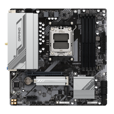 GIGABYTE B650M GAMING PLUS WIFI Placa base Procesadores AMD Ryzen 9000 VRM de 522 fases hasta 8000 MHz DDR5 2xPCIe 40 M2 LAN 25