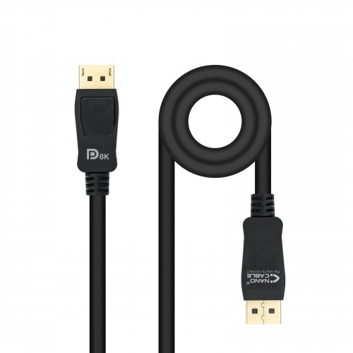 7101-Nanocable 10.15.2501 cable DisplayPort 1 m Negro