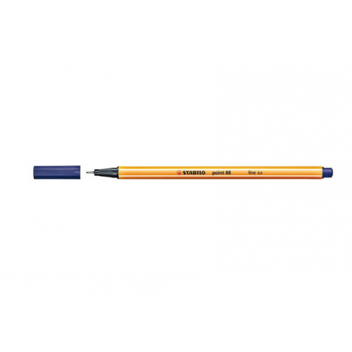 711-ROTULADOR PUNTA FINA POINT 88 0.4MM AZUL NOCHE STABILO 88/22