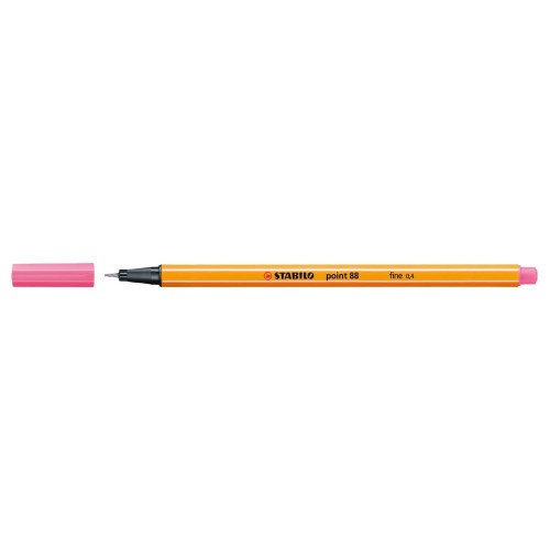 715-ROTULADOR PUNTA FINA POINT 88 0.4MM ROSA CLARO STABILO 88/29