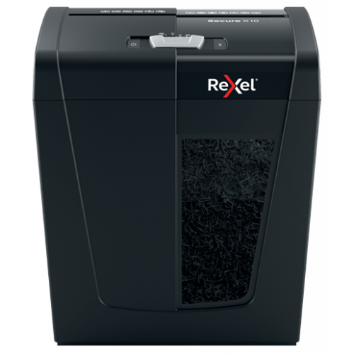 7172-Rexel Secure X10 triturador de papel Corte cruzado 70 dB Negro