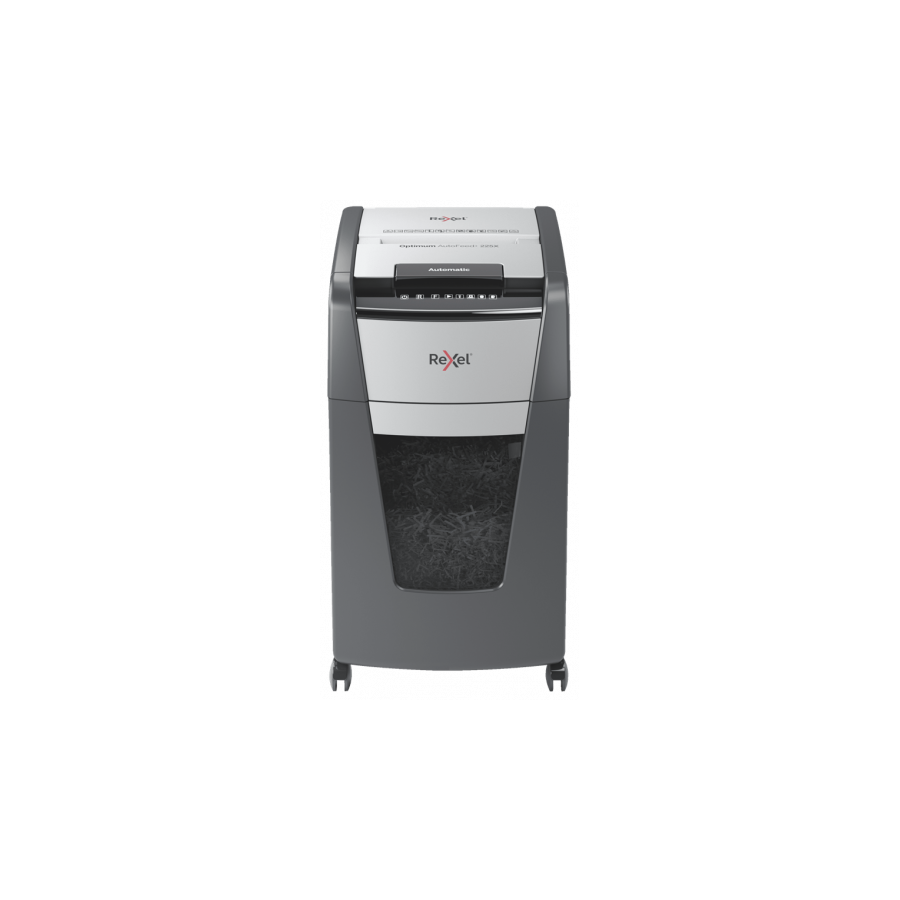 7189-Rexel Optimum AutoFeed+ 225X triturador de papel Corte cruzado 55 dB 23 cm Negro, Gris