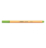 728-ROTULADOR PUNTA FINA POINT 88 0.4MM VERDE HOJA STABILO 88/43