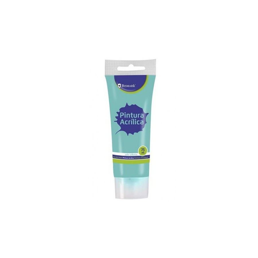 7331-BOTE PINTURA ACRILICA 75 ML TURQUESA BISMARK 328518