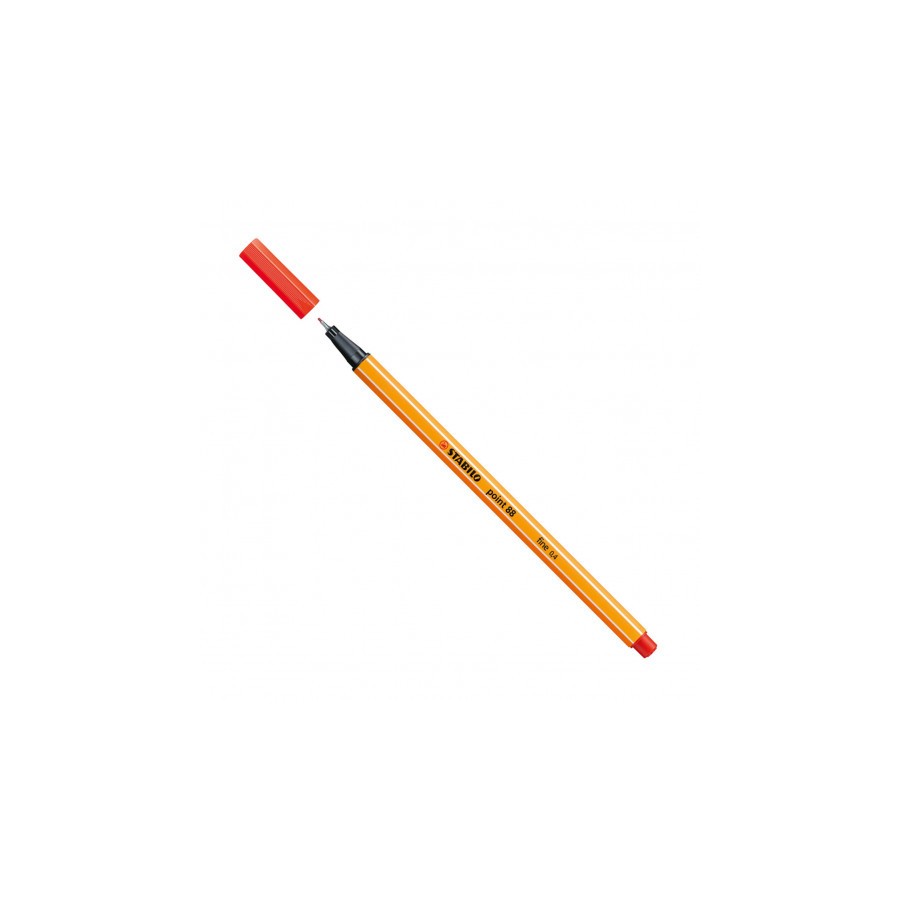 734-ROTULADOR PUNTA FINA POINT 88 0.4MM CARMIN STABILO 88/48