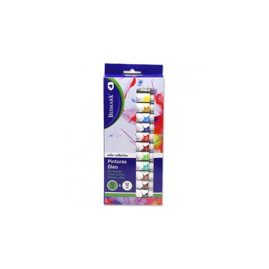 7360-SET PINTURAS OLEO TUBOS 12 COLORES X 12 ML BISMARK 327026 7360-SET PINTURAS OLEO TUBOS 12 COLORES X 12 ML BISMARK 327026