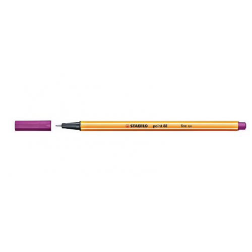 747-ROTULADOR PUNTA FINA POINT 88 0.4MM LILA STABILO 88/58