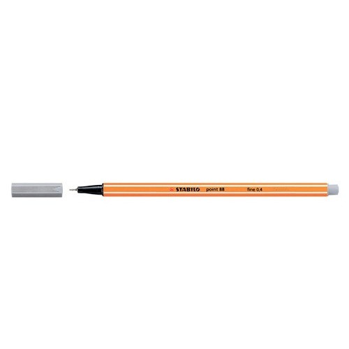757-ROTULADOR PUNTA FINA POINT 88 0.4MM GRIS CLARO STABILO 88/94
