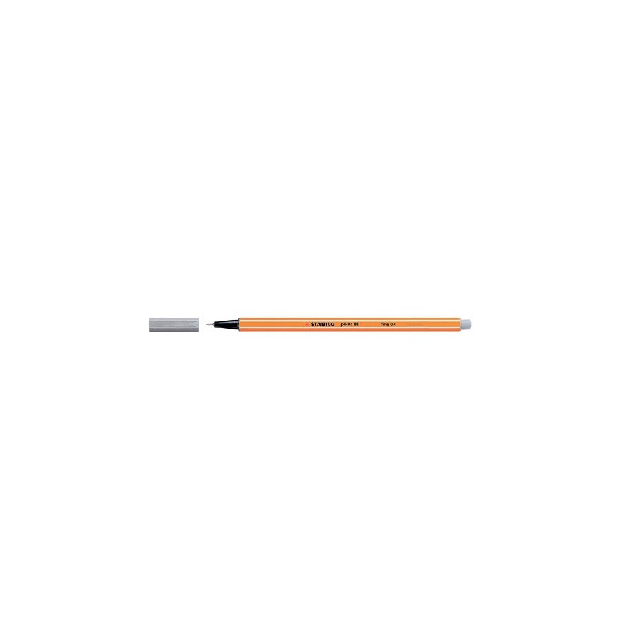 757-ROTULADOR PUNTA FINA POINT 88 0.4MM GRIS CLARO STABILO 88/94