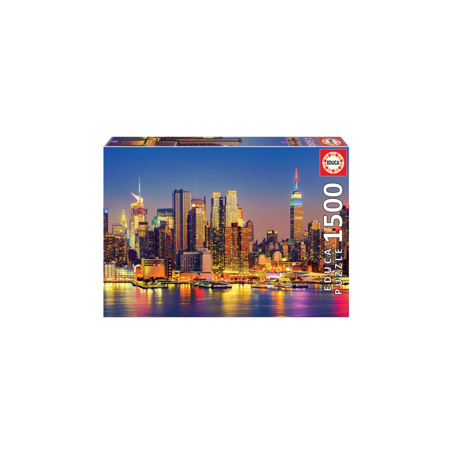 7604-Educa Manhattan at Night Puzzle rompecabezas 1500 pieza(s) 7604-Educa Manhattan at Night Puzzle rompecabezas 1500 pieza(s)