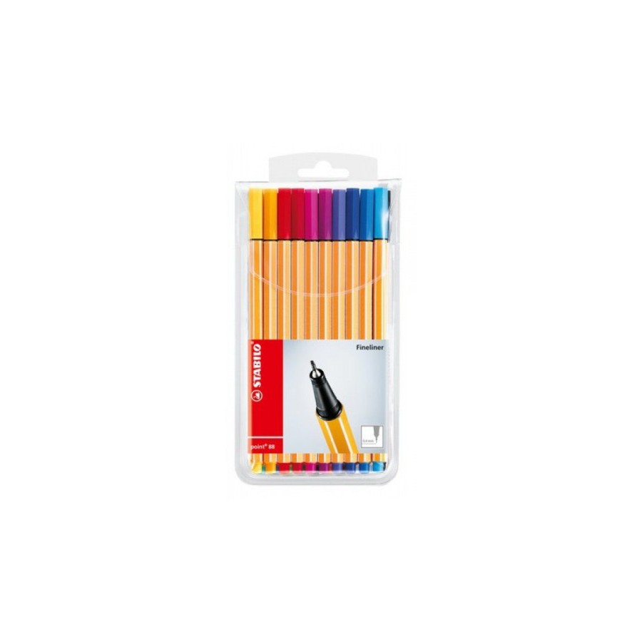 766-ESTUCHE 20 ROTULADORES PUNTA FINA 0,4MM. POINT 88 COLORES SURTIDOS STABILO 8820 766-ESTUCHE 20 ROTULADORES PUNTA FINA 0,4MM. POINT 88 COLORES SURTIDOS STABILO 8820