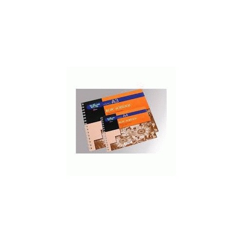 7709-CUADERNO DIBUJO A4 ACRILICO 12 HJS. 400GMS. HSAC WONDER ART BY PRYSE 6230051